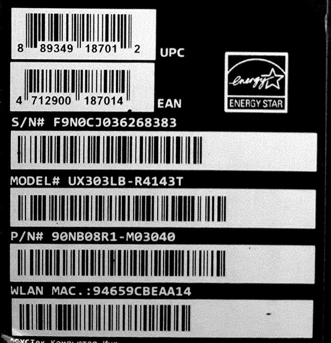 Ультрабук Asus UX303Lb