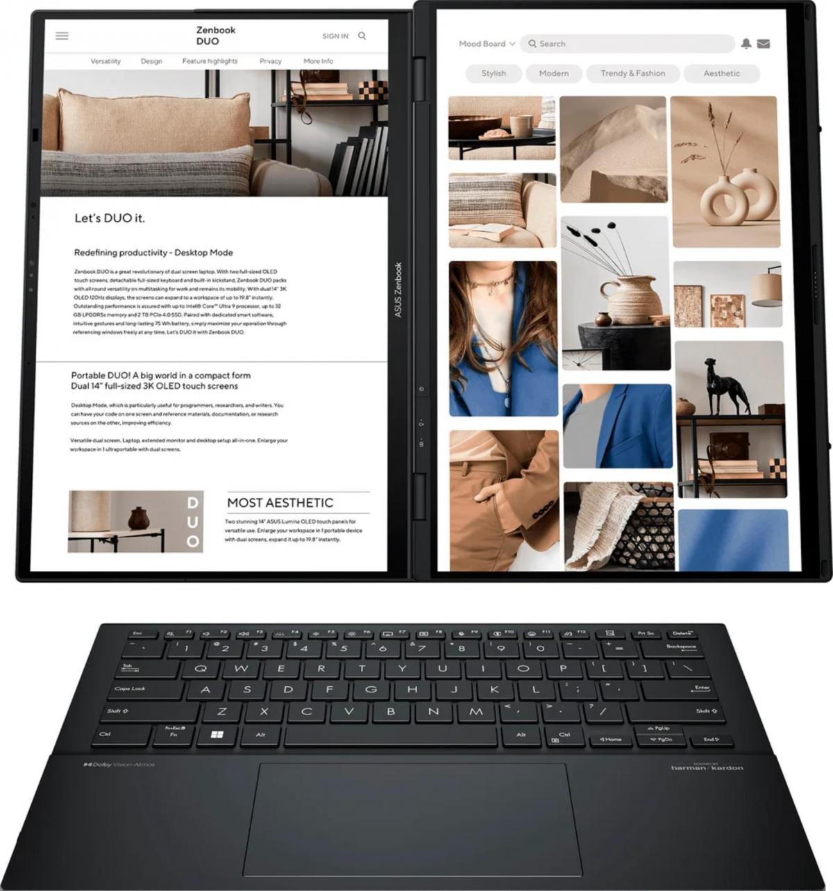 Ноутбук Asus ZENBOOK Duo UX8406CA Ноутбук Asus ZENBOOK Duo UX8406CA
