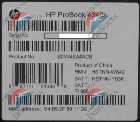 Ноутбук HP 4340s