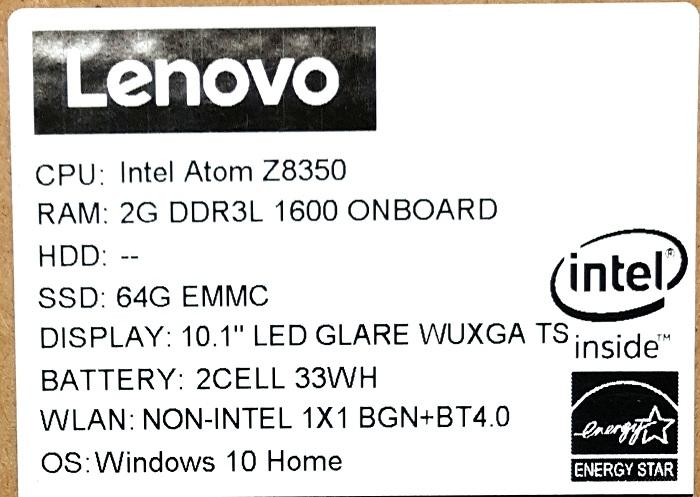 Планшет Lenovo MiiX 3 310