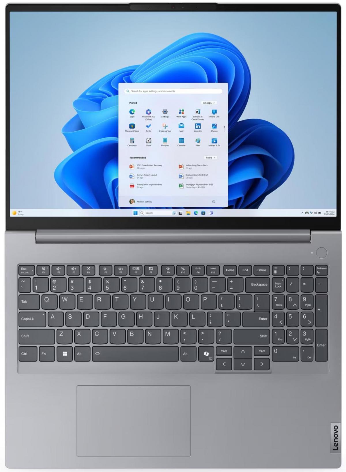 Ноутбук Lenovo ThinkBook 16 ARP