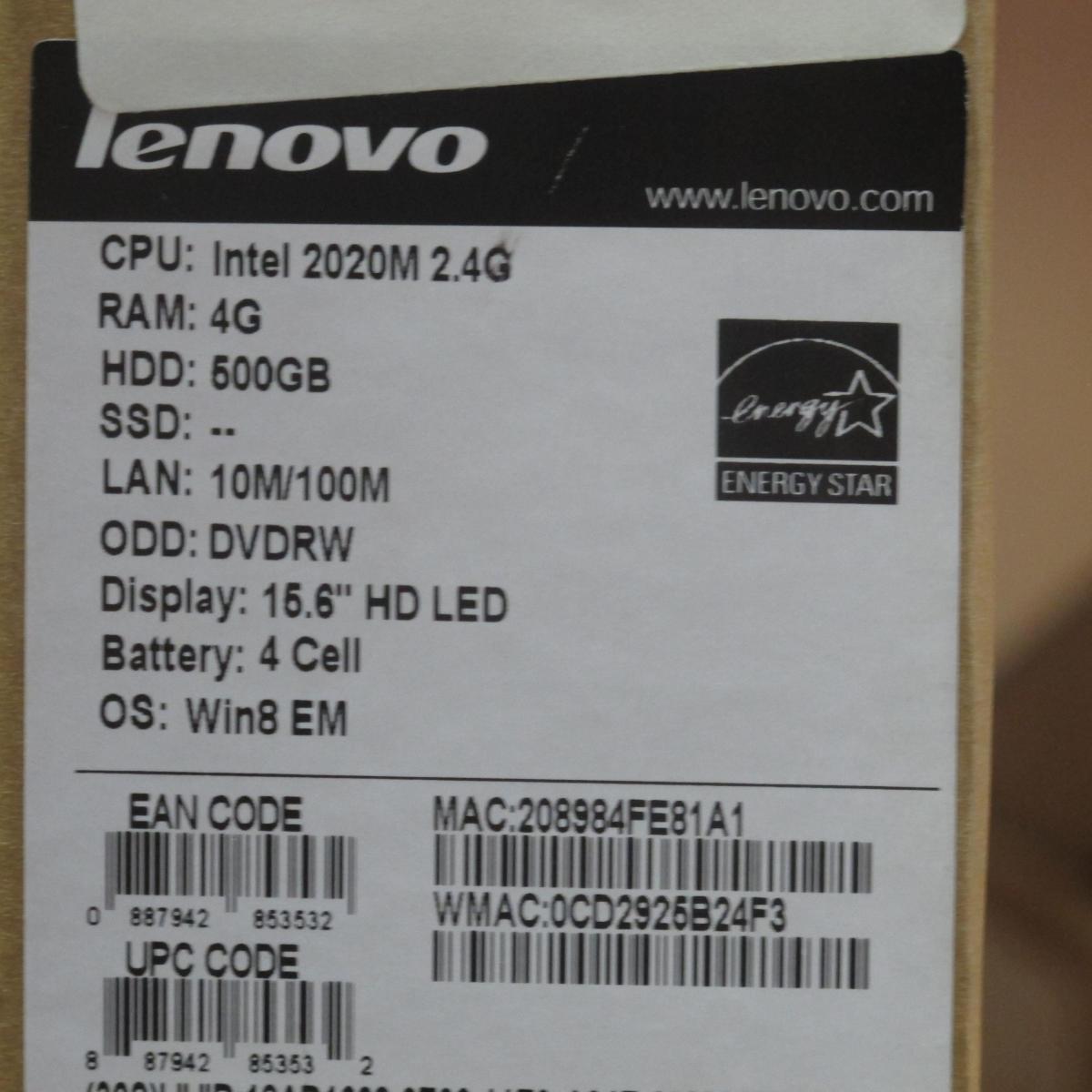 Ноутбук Lenovo IdeaPad G500S