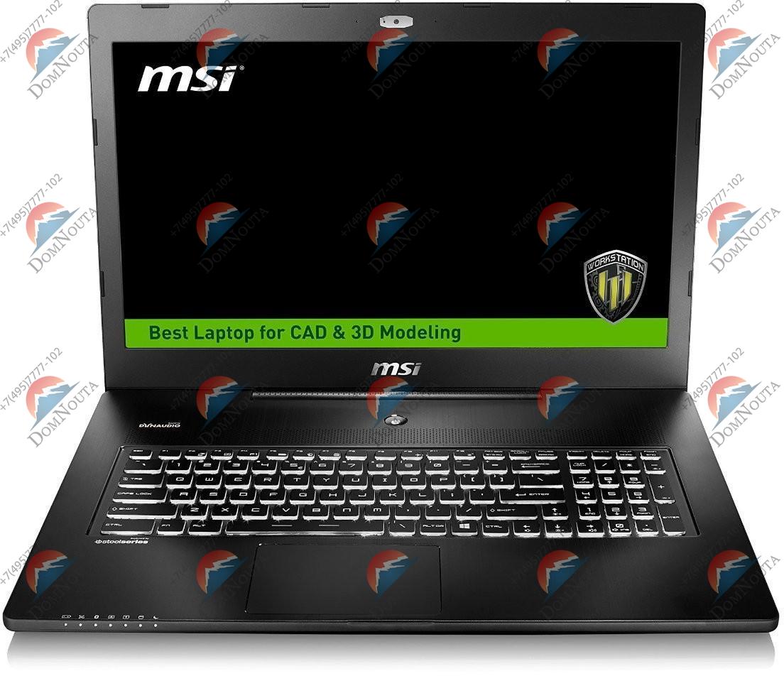 Ноутбук MSI WS72 6QI