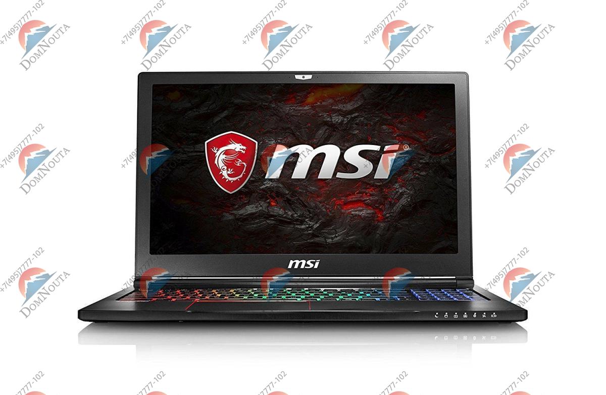 Ноутбук MSI GS63VR 7RG-093RU 4K