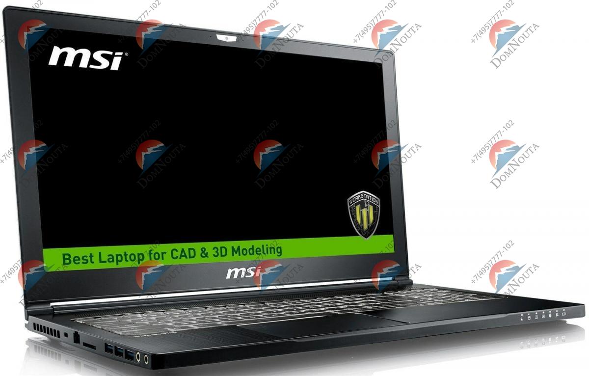 Ноутбук MSI WS63 8SJ