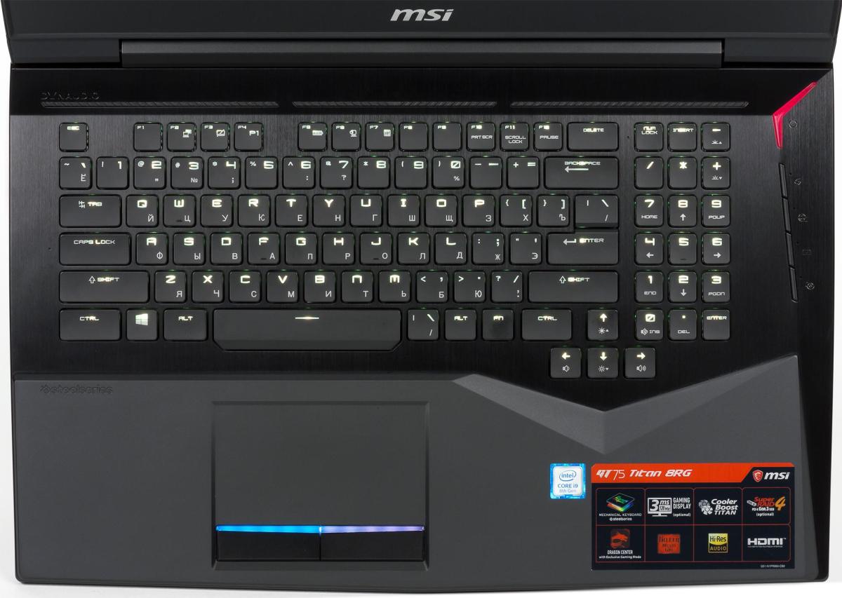 Ноутбук MSI GT75 8RG-281RU Titan